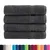 Produktbild 2 för Premium badhanddukar SOLUND 4 st antracit 70x140cm 600gsm