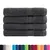 Produktbild 2 för Premium bastuhanddukar SOLUND 4st antracit 80x200cm 600gsm