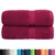 Produktbild 2 för Premium gästhanddukar SOLUND 2 st vinröd 30x50cm 600gsm
