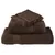 Produktbild 4 för Premium gästhanddukar SOLUND 2 st brun 30x50cm 600gsm