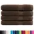 Produktbild 2 för Premium bastuhanddukar SOLUND 4 st brun 80x200cm 600gsm