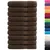Produktbild 2 för Premium bastuhanddukar SOLUND 10 st brun 80x200cm 600gsm