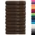 Produktbild 2 för Premium handdukar SOLUND 10 st brun 100x200cm 600gsm