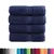 Produktbild 2 för Premium gästhanddukar SOLUND 4 st marinblå 30x30cm 600gsm