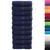 Produktbild 2 för Premium gästhanddukar SOLUND 10 st marinblå 30x30cm 600gsm