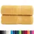 Produktbild 2 för Premium gästhanddukar SOLUND 2 st guld 30x30cm 600gsm