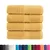 Produktbild 2 för Premium gästhanddukar SOLUND 4 st guld 30x30cm 600gsm
