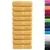 Produktbild 2 för Premium gästhanddukar SOLUND 10 st guld 30x50cm 600gsm