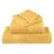 Produktbild 4 för Premium bastuhanddukar SOLUND 4 st guld 80x200cm 600gsm