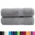 Produktbild 2 för Premium badhanddukar SOLUND 2st grå 70x140cm 600gsm