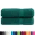 Produktbild 2 för Premium handdukar SOLUND 2 st grön 50x100 cm 600 gsm