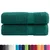 Produktbild 2 för Premium badhanddukar SOLUND 2 st grön 100x150 cm 600 gsm