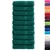 Produktbild 2 för Premium badhanddukar SOLUND 10 st grön 100x150 cm 600 gsm