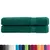 Produktbild 2 för Premium bastuhanddukar SOLUND 2 st grön 80x200 cm 600 gsm