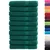 Produktbild 2 för Premium handdukar SOLUND 10 st grön 100x200 cm 600 gsm
