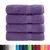 Produktbild 2 för Premium handdukar SOLUND 4 st lila 50x100 cm 600 gsm