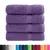 Produktbild 2 för Premium badhanddukar SOLUND 4 st lila 70x140 cm 600 gsm
