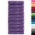Produktbild 2 för Premium badhanddukar SOLUND 10 st lila 70x140 cm 600 gsm