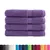 Produktbild 2 för Premium bastuhanddukar SOLUND 4 st lila 80x200 cm 600 gsm