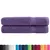 Produktbild 2 för Premium handdukar SOLUND 2 st lila 100x200 cm 600 gsm