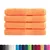 Produktbild 2 för Premium bastuhanddukar SOLUND 4 st orange 80x200 cm 600 gsm