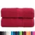 Produktbild 2 för Premium gästhanddukar SOLUND 2 st röd 30x30 cm 600 gsm