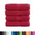 Produktbild 2 för Premium gästhanddukar SOLUND 4 st röd 30x30 cm 600 gsm