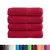 Produktbild 2 för Premium handdukar SOLUND 4 st röd 50x100 cm 600 gsm