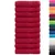 Produktbild 2 för Premium handdukar SOLUND 10 st röd 50x100 cm 600 gsm