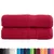 Produktbild 2 för Premium badhanddukar SOLUND 2 st röd 70x140 cm 600 gsm