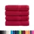 Produktbild 2 för Premium badhanddukar SOLUND 4 st röd 70x140 cm 600 gsm