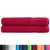 Produktbild 2 för Premium bastuhanddukar SOLUND 2 st röd 80x200 cm 600 gsm