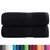 Produktbild 2 för Premium gästhanddukar SOLUND 2 st svart 30x30 cm 600 gsm