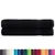 Produktbild 2 för Premium bastuhanddukar SOLUND 2 st svart 80x200 cm 600 gsm