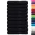 Produktbild 2 för Premium bastuhanddukar SOLUND 10 st svart 80x200 cm 600 gsm