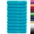 Produktbild 2 för Premium bastuhanddukar SOLUND 10 st turkos 80x200 cm 600 gsm