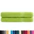 Produktbild 2 för Premium bastuhanddukar SOLUND 2 st äppelgrön 80x200 cm 600 gsm