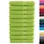 Produktbild 2 för Premium bastuhanddukar SOLUND 10 st äppelgrön 80x200 cm 600 gsm