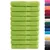 Produktbild 2 för Premium handdukar SOLUND 10 st äppelgrön 100x200 cm 600 gsm