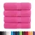 Produktbild 2 för Premium gästhanddukar SOLUND 4 st rosa 30x30 cm 600 gsm