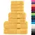 Produktbild 2 för Premium handdukar 8 st SOLUND guld 600 gsm