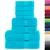 Produktbild 2 för Premium handdukar 8 st SOLUND turkos 600 gsm