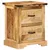 Produktbild 10 för Sängbord 40x35x50 cm massivt mangoträ