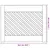 Produktbild 6 för Skåpluckor gallerdesign 2 st 49,5x39,5 cm massiv furu