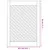 Produktbild 6 för Skåpluckor gallerdesign 2 st 49,5x69 cm massiv furu