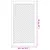 Produktbild 6 för Skåpluckor gallerdesign 2 st 49,5x99 cm massiv furu