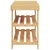 Produktbild 4 för Skohylla 3-hyllor 70x27,5x45 cm bambu