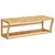 Produktbild 2 för Handdukshylla väggmonterad 60x25x20 cm bambu