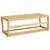 Produktbild 5 för Handdukshylla väggmonterad 60x25x20 cm bambu
