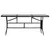 Produktbild 2 för Trädgårdsbord svart 170x80x74 cm konstrotting